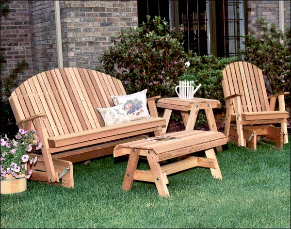 Red Cedar Blue Mountain Fanback Glider Collection