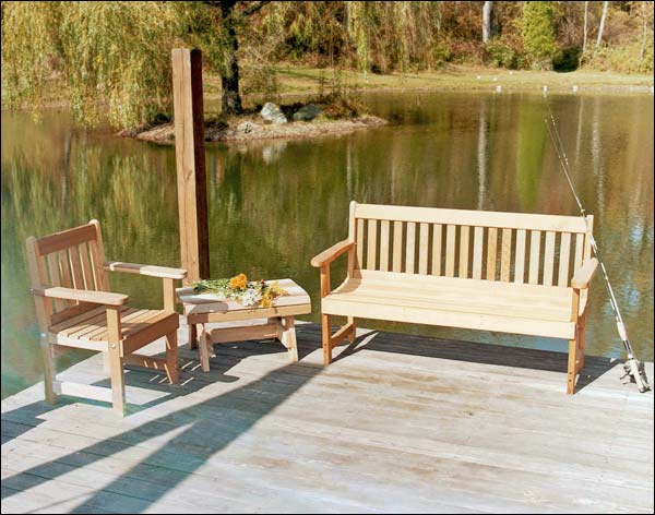 Red Cedar English Garden Furniture Collection
