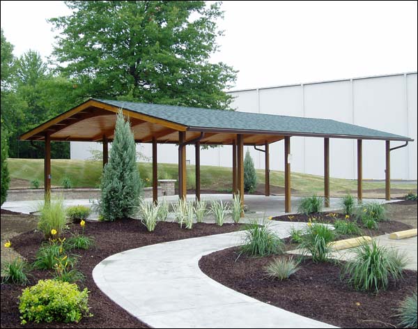 40 x 84 Wood Gable Rectangular Savannah Pavilion