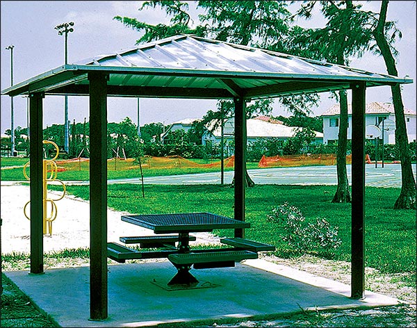 24 x 24 All Steel Square Forestview Pavilion