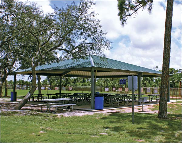 All Steel Single Roof Summerset (Rectangle) Pavilions