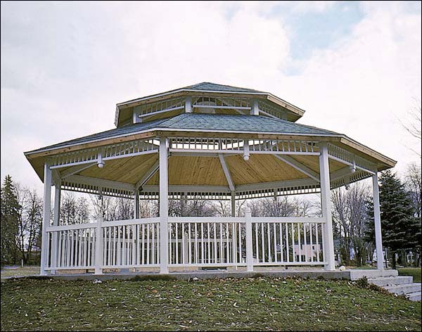 20 x 20 Steel Frame Santa Fe Octagon Pavilion w/Double Roof