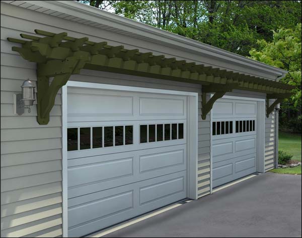 Red Cedar Eyebrow Pergolas