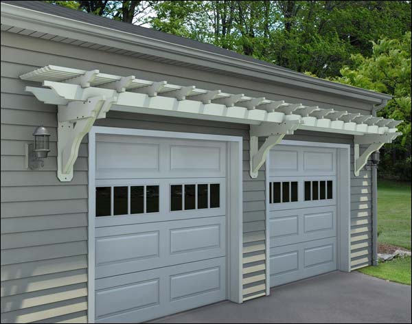 Red Cedar Eyebrow Pergolas