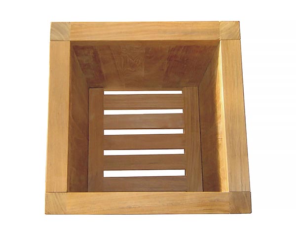 Teak Chippendale Planter