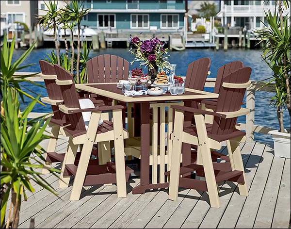 Poly Lumber 7 Pc. Patio Dining Set