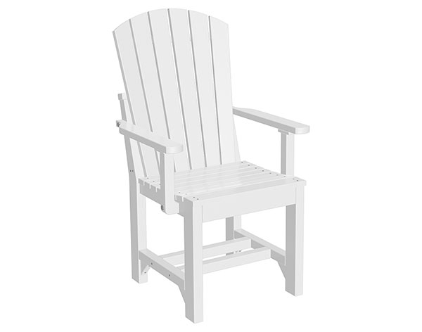 Poly Lumber Adirondack Arm Dining Chair