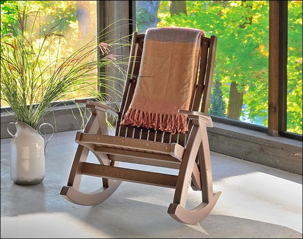 Poly Lumber Comfort Rocking Chair