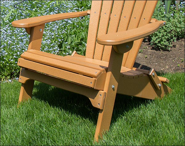 Poly-Lumber Folding Adirondack Chair