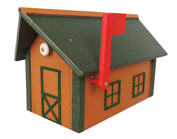 Custom Color Poly-Lumber Standard Mailbox