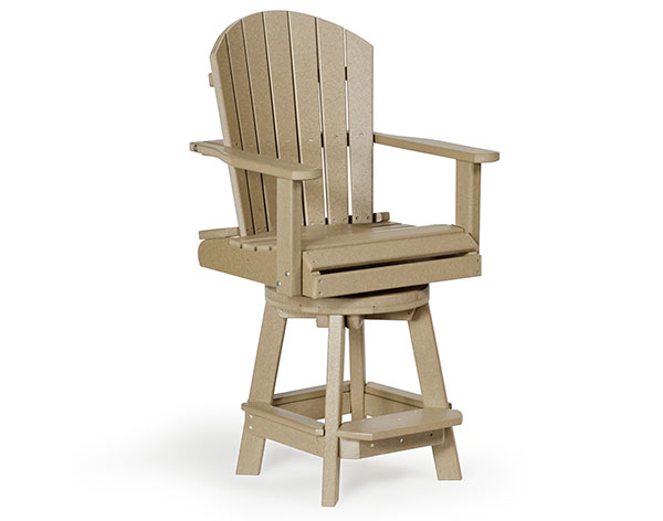 Poly Lumber Swivel Chair