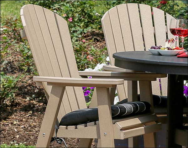 Poly Lumber Elite Comfo-Back Bar Chair