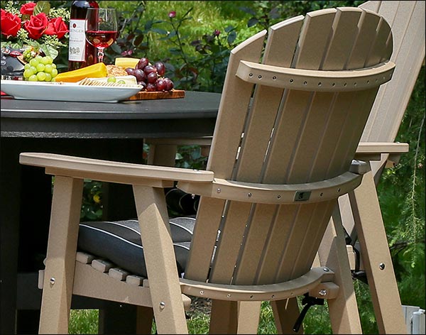 Poly Lumber Elite Comfo-Back Bar Chair