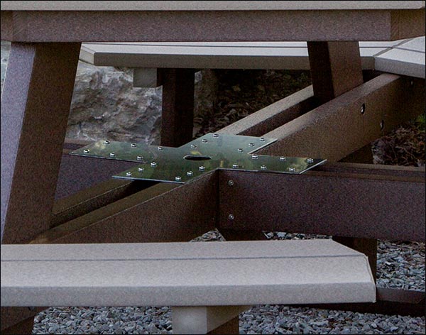 Poly Lumber Octagon Walk-In Picnic Table