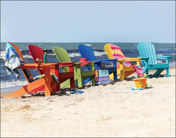 Poly Lumber Comfo-Back Adirondack Chair