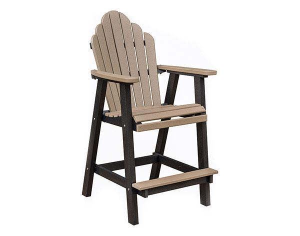 Poly Lumber Cozi-Back Bar Chair