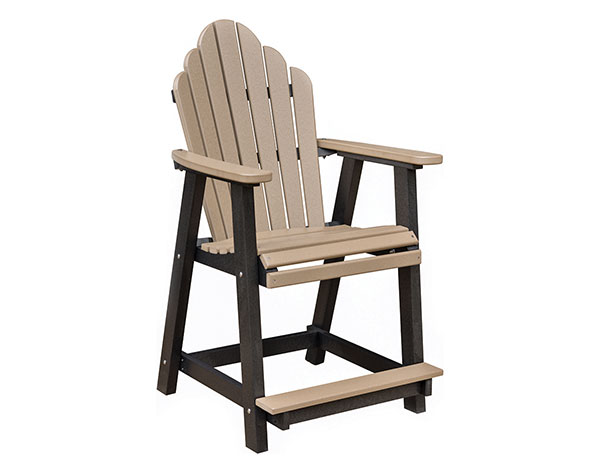 Poly Lumber Elite Cozi-Back Counter Chair