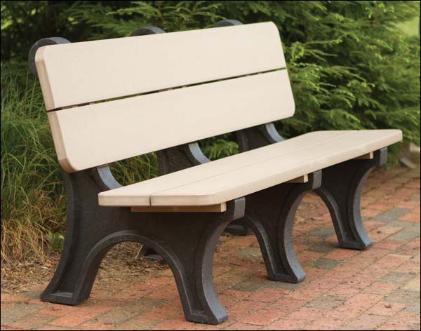 Poly Lumber Portable Park Bench