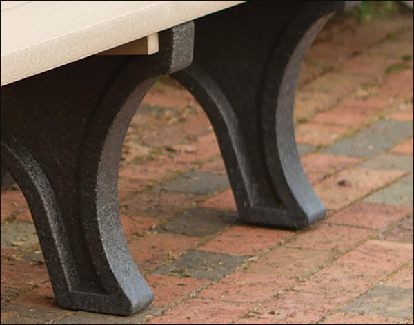 Poly Lumber Portable Park Bench