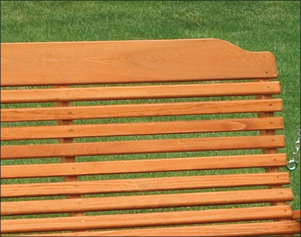 Cypress Highback Porch Swing