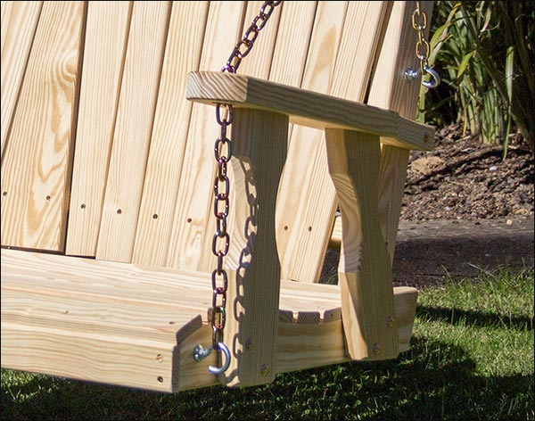 Treated Pine Adirondack Porch Swing