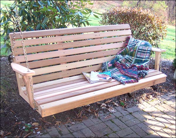 4 Foot Red Cedar American Classic Porch Swing
