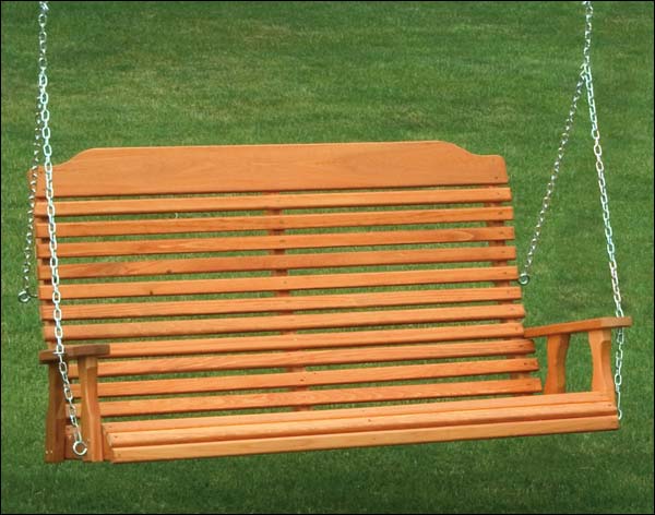 Cypress Highback Porch Swing