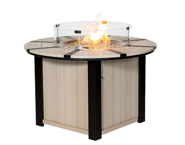 Oasis Poly Round Fire Pit Table