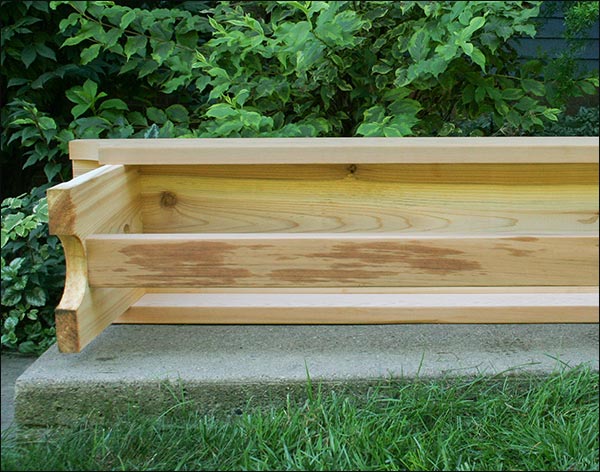 5 Cedar 1805 Traditional Heavy Duty Bench