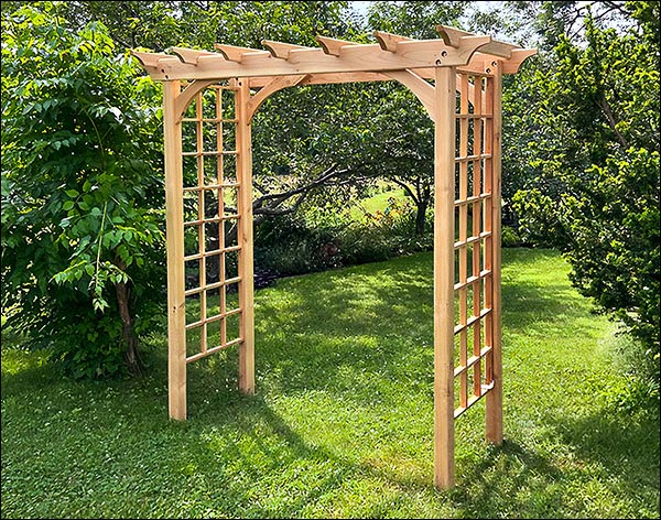 Red Cedar Canterbury Arbor
