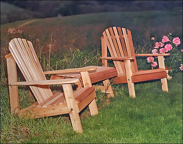 Red Cedar Keystone Adirondack Chair