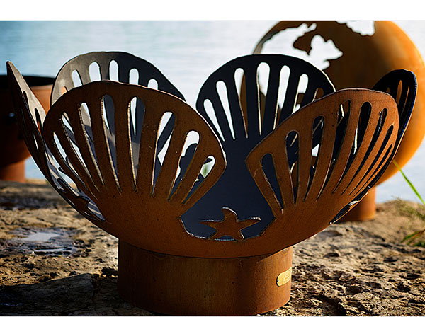 Carbon Steel Seaside Fire Pit