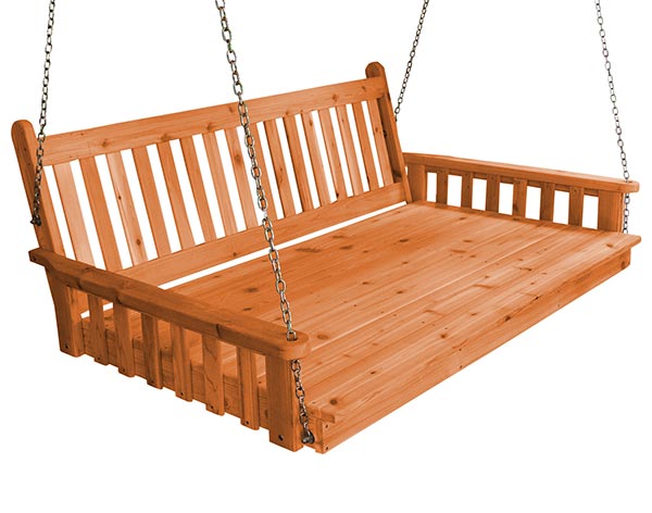 Red Cedar Traditional English Swingbed