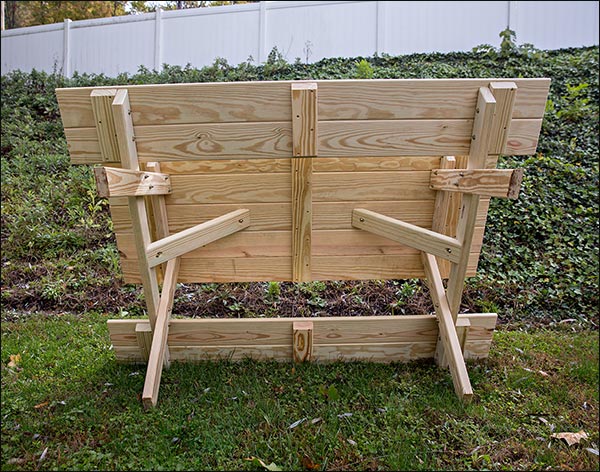 Beer, Butt, and Burger Picnic Table