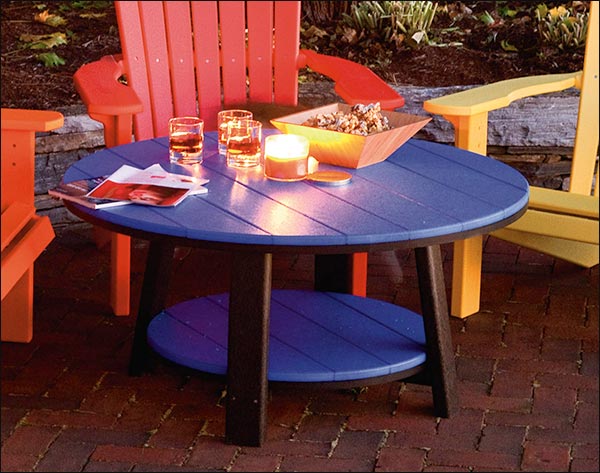 38" Poly Lumber Round Conversation Table