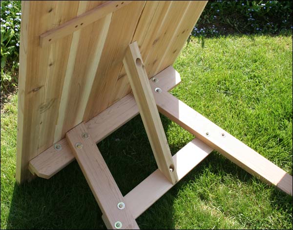 42" Wide Red Cedar Traditional Picnic Table