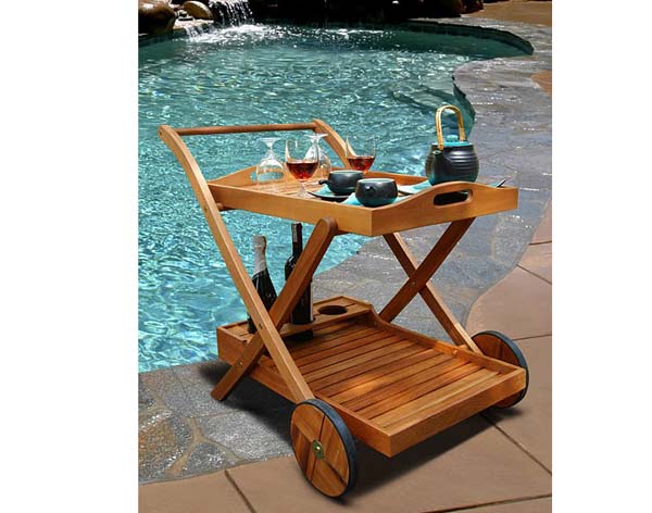 Eucalyptus Serving Cart