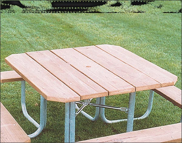 Four-Sided Picnic Table