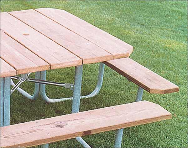 Four-Sided Picnic Table