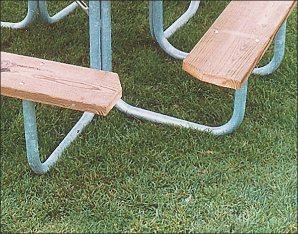 Four-Sided Picnic Table