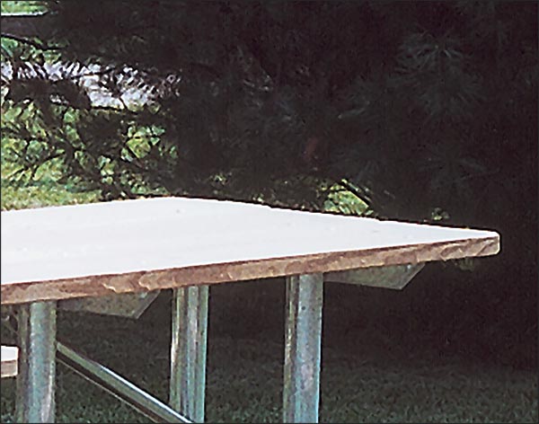 Extra Heavy-Duty Shelter Double Accessible Picnic Table