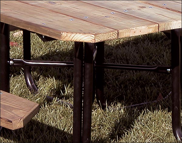 Four-Sided 3 Seat Accessible Picnic Table