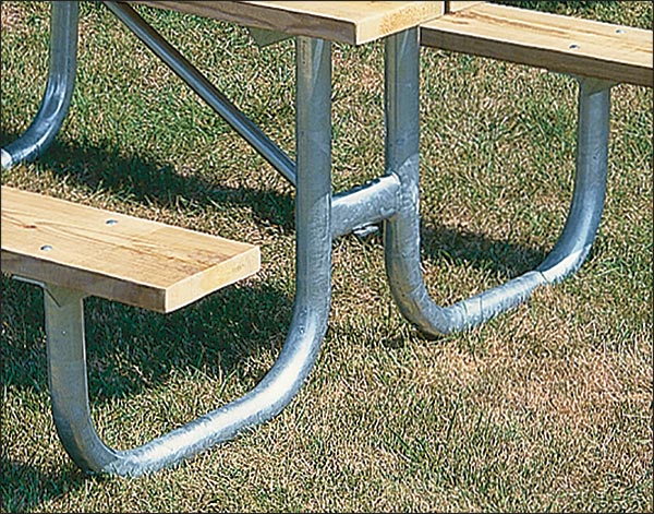 Extra Heavy-Duty Welded Frame Picnic Table