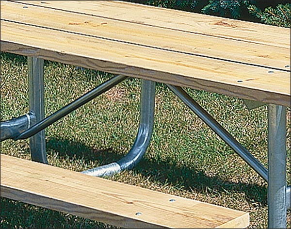 Extra Heavy-Duty Welded Frame Picnic Table