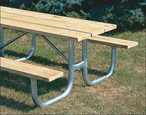 Extra Heavy-Duty Welded Frame Picnic Table