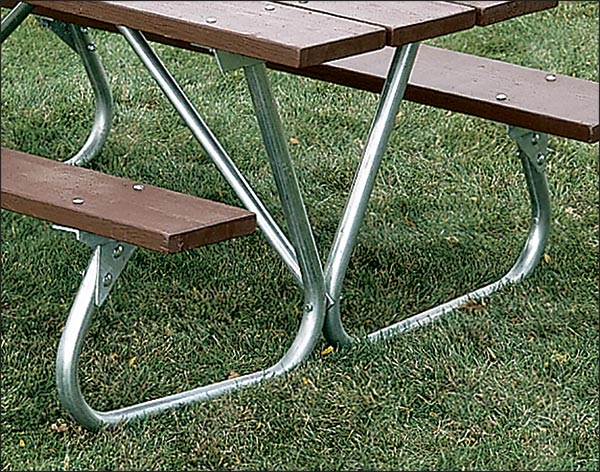 Heavy-Duty Bolt-Thru Picnic Table