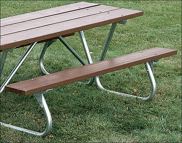 Heavy-Duty Bolt-Thru Picnic Table