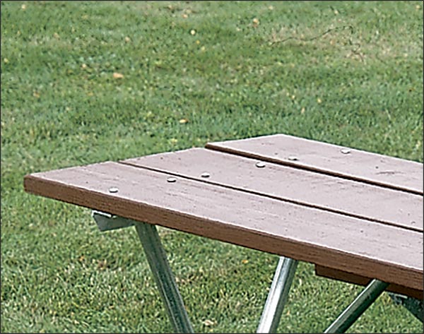 Heavy-Duty Bolt-Thru Picnic Table