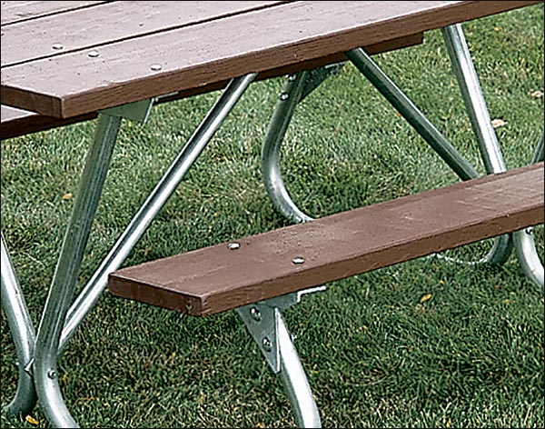 Heavy-Duty Bolt-Thru Picnic Table