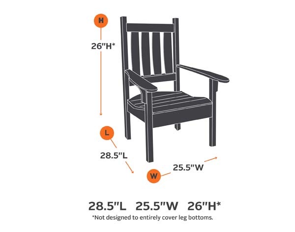 Terrace Elite Standard Chair Cover
